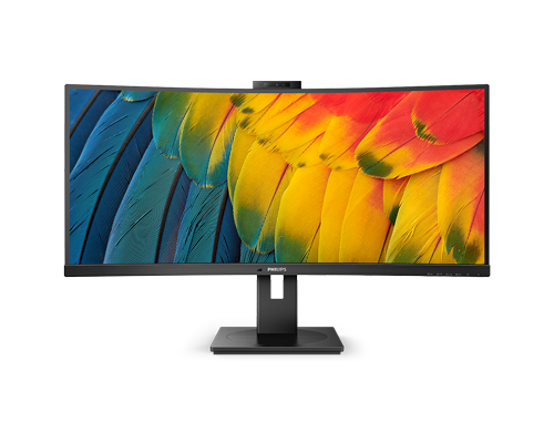 Philips 34B1U5600CH – 34" UltraWide QHD med USB-C og kamera