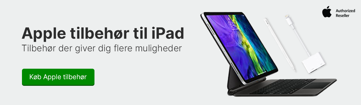 Apple tilbehør til din iPad