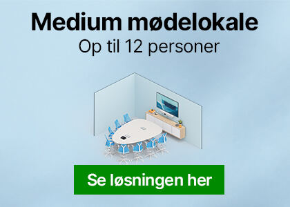 Logitech - Medium mødelokale (max. 8 pers)